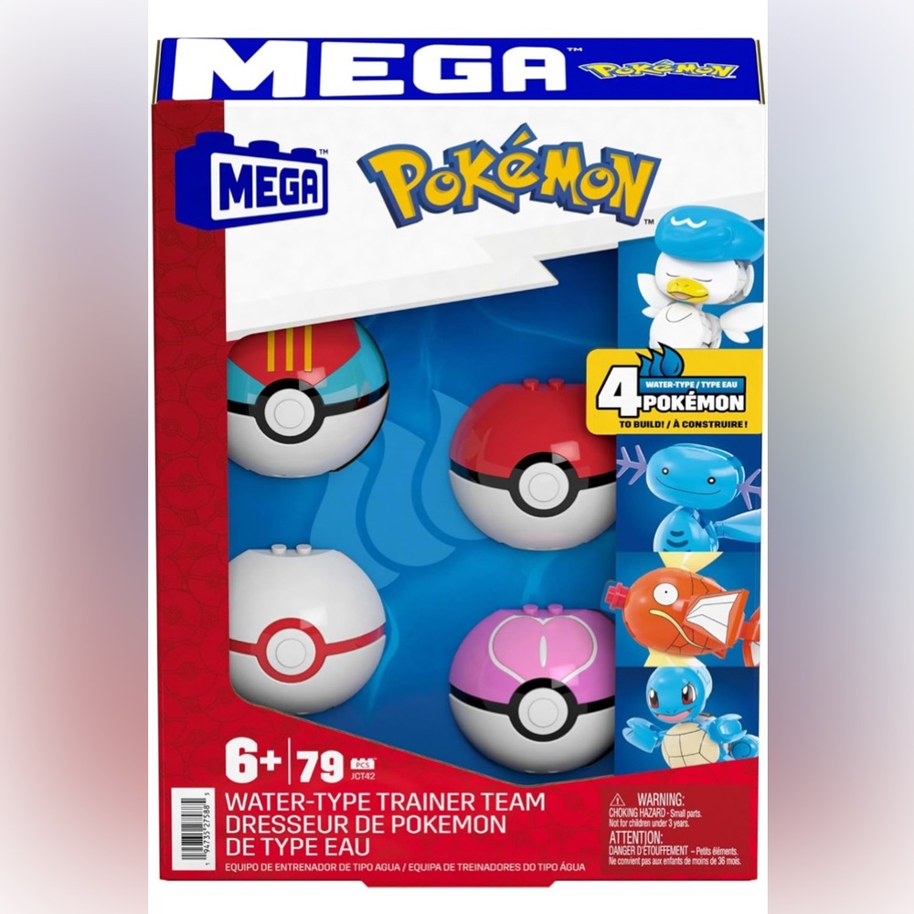 SOLD 2/$40 NEW MEGA Pokémon Action Figure Building Toys Set